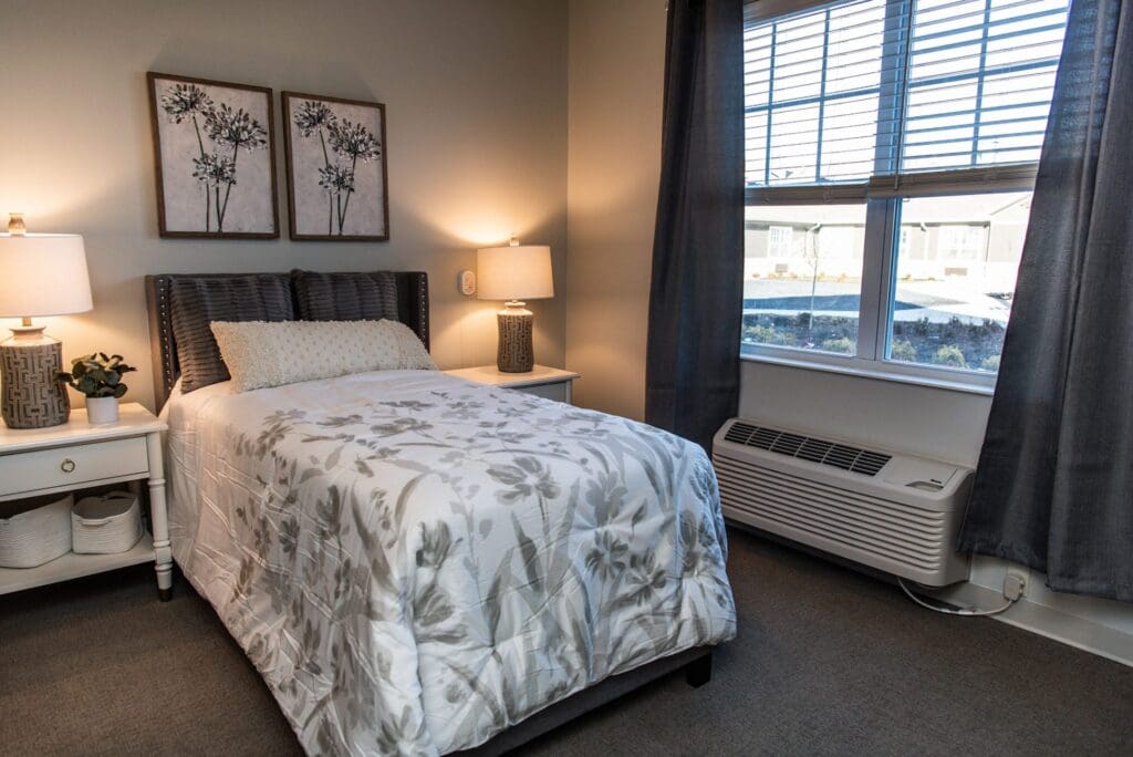Bedroom at Charter Senior Living of Paducah