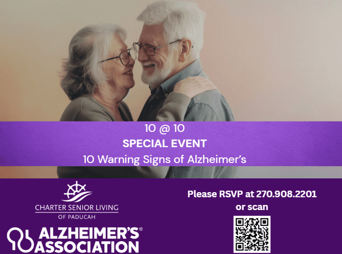 The 10 at 10 – A Special Alzheimer’s Awareness Event